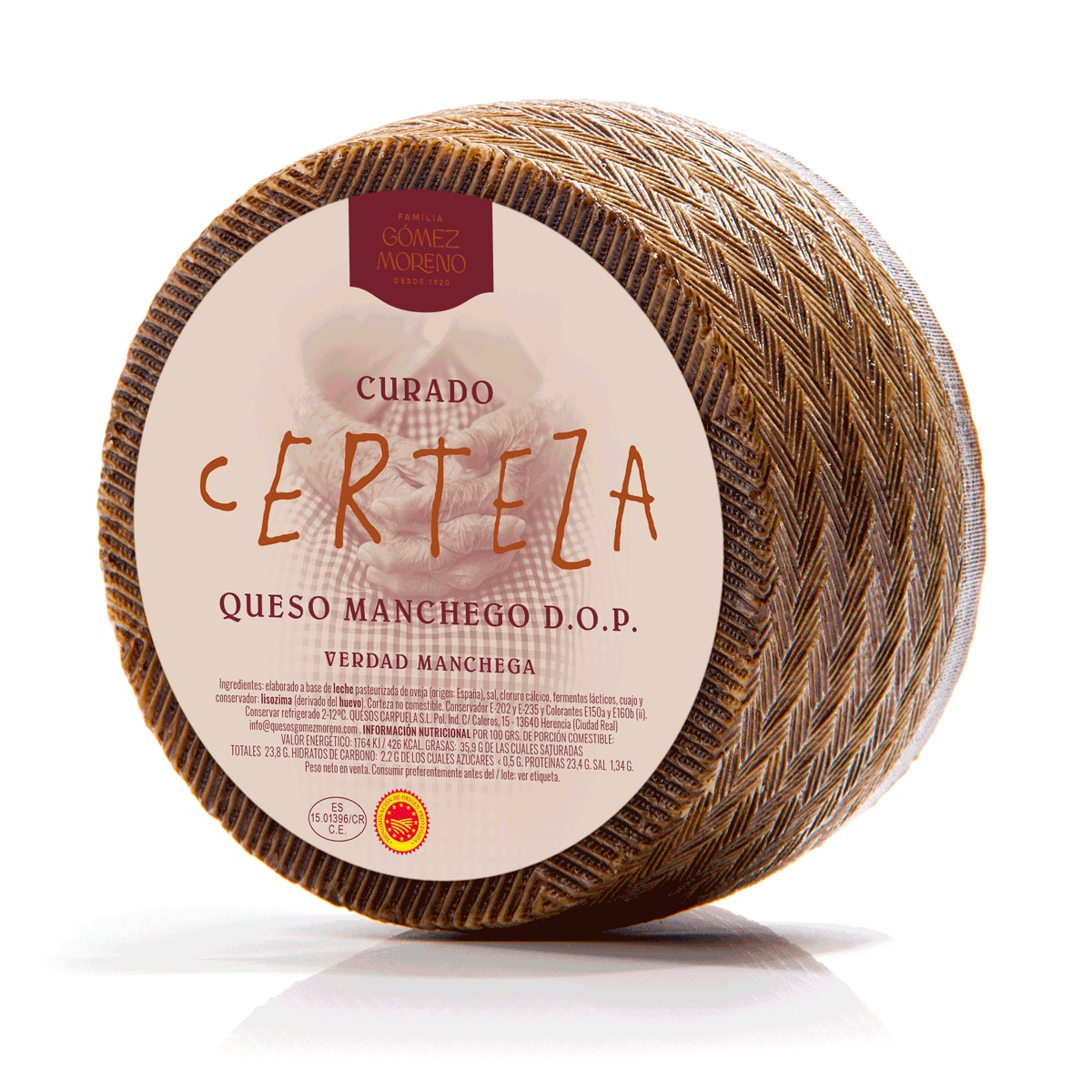 Certeza Curado DOP Manchego wheel